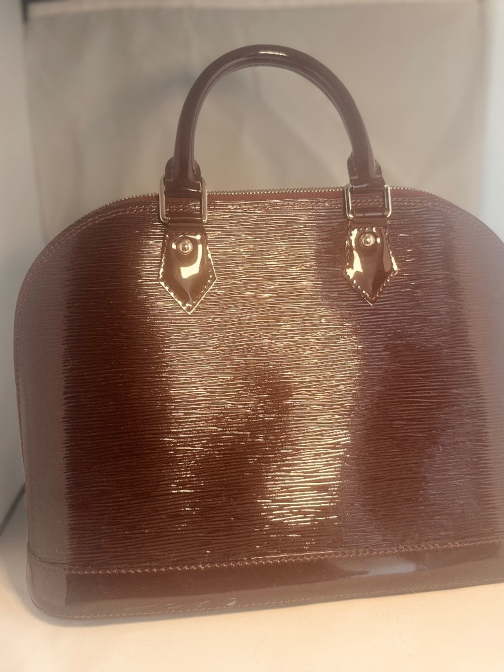 Louis Vuitton Alma PM Epi Electric Handbag